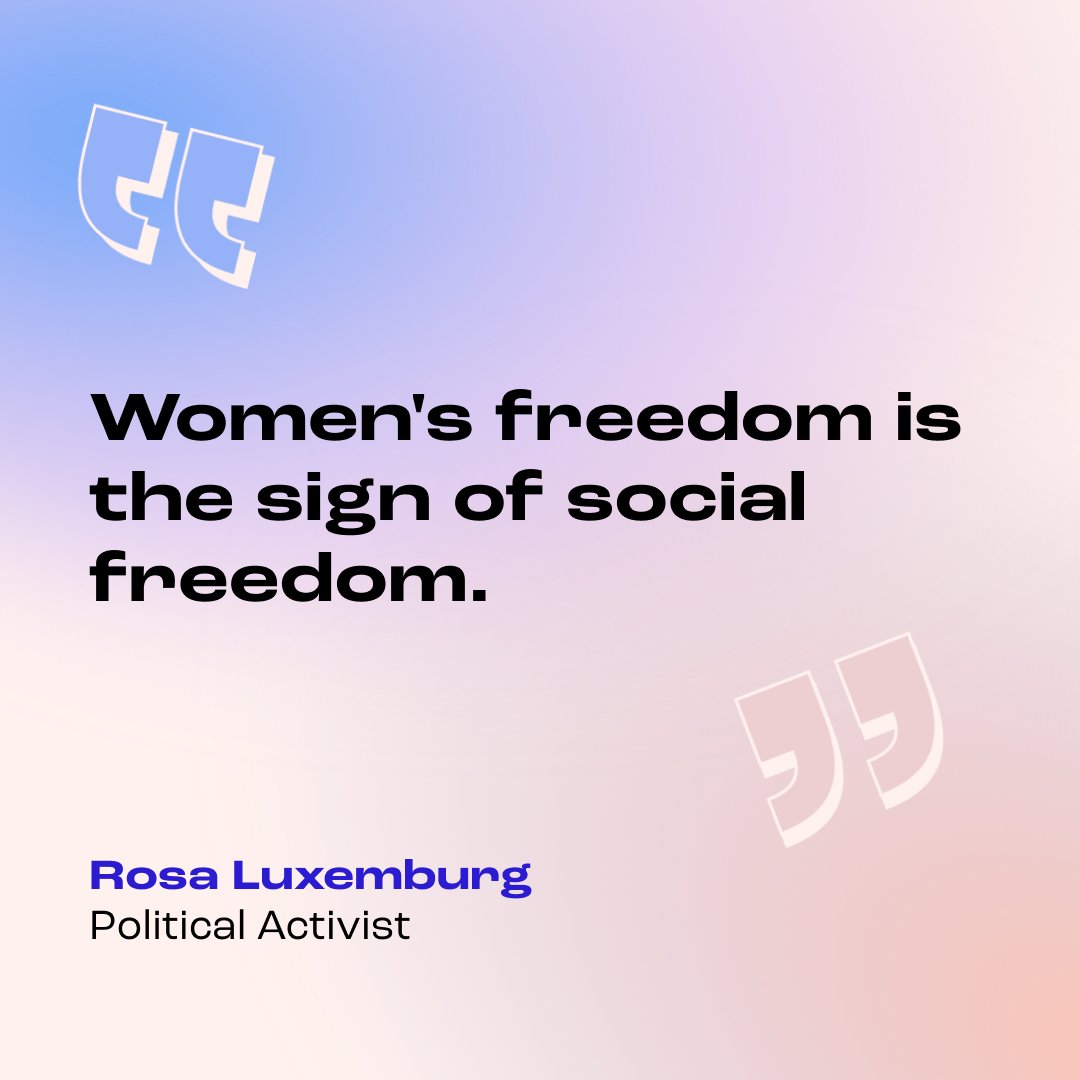 thepanelle's tweet photo. Rosa Luxemburg was a political activist. Although a more prominent political activist than she was feminist, Luxemburg strongly supported the movement for women's suffrage. 

#rosaluxemburg #womenempoweringwomen #femaleempowerment #politics #politicalactivism #womaninpolitics https://t.co/FlAnCDRyns