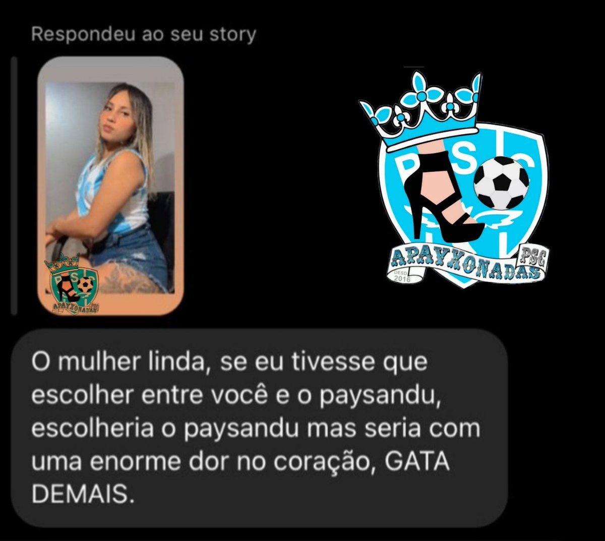 apayxonadas_psc's tweet photo. NΓ£o sei se me sentiria lisonjeada ou ofendida mas tudo bem hahahaha, #Mortaaaa https://t.co/Sl5pvFP4G4