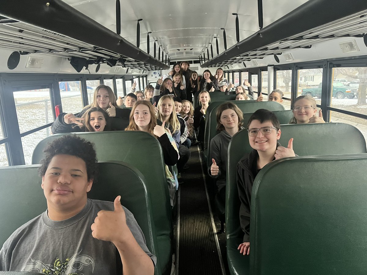 Here we go!  Enrichment Day with ALL the EPS jr high students.  Let’s GO!!!!
<a href="/ElginPublic/">Elgin Public School</a>  <a href="/WEPSTheBeak/">W-EPS: The Beak</a>