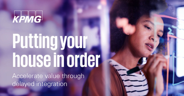 bcwinters's tweet photo. See how KPMG is helping companies unlock unrealized synergies from past deals, and establish a scalable process to pursue and achieve aggressive value opportunities in future deals more effectively. https://t.co/fAyUtXsO3b https://t.co/7h3fwM7UqT