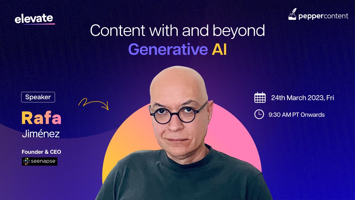 .<a href="/rafajim/">Manuel Plego</a> is the founder of <a href="/Seenapse/">Seenapse</a>, a combination of human lateral thinking and AI that helps creative people to get better ideas, faster. He's the co-founder of 2 digital agencies: interfaz401 (acquired by Ogilvy in 2000) and Substance (merged with Havas Worldwide in 2012).