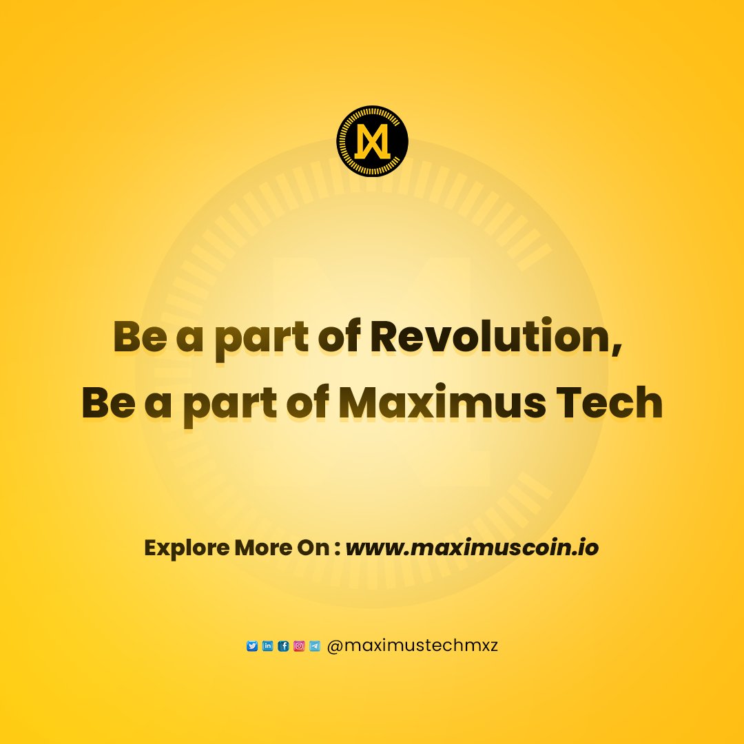 maximustechmxz's tweet photo. Be a part of Maximus Tech

Hold $MXZ for Long Term

#maximustech #Crypto #Bitcoin #ethereum #altcoins  #Web3 #NFTs #cryptocurrency #investing #BUSD #USTC #Coinbase #Binance #USDT #cryptocrash #Airdrop #BullMarket $BTC #PiNetwork #CryptoTwitter #Huobi  #Solana #CryptoTwitter https://t.co/lsLPkHlyIl