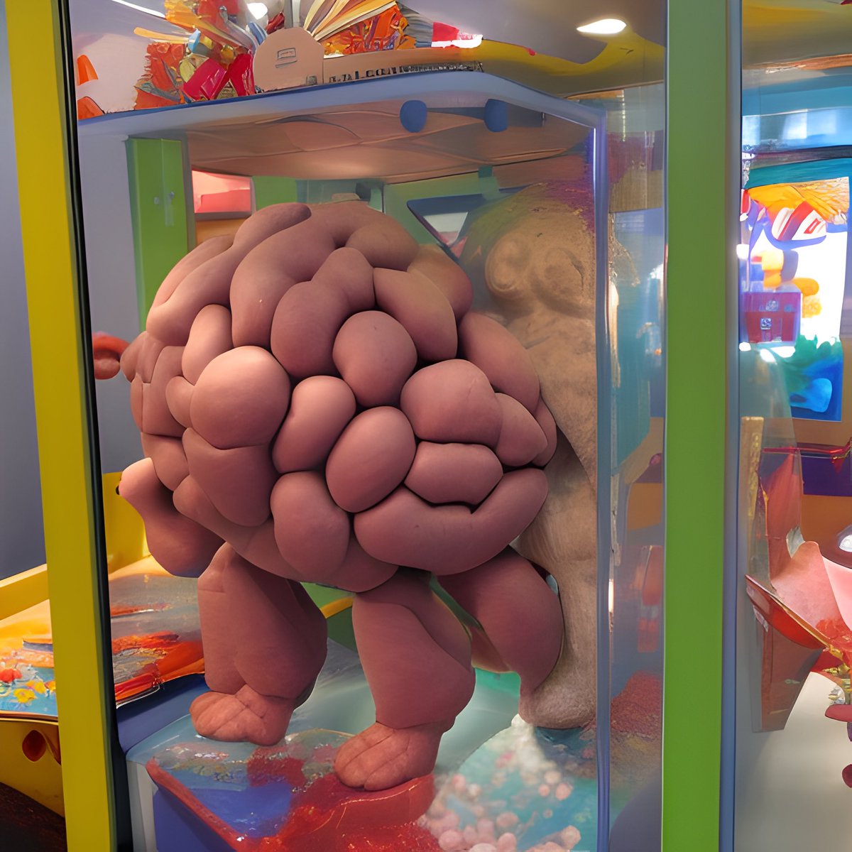 lyuartwork's tweet photo. BRrrain 🧠

#aiart #aiartwork #aicommunity #aiartcommunity #ai #nft #nfts #metaverse #meta #midjourney #stablediffusion #dalle #openai #weirdart #plasticineart #plasticine #plasticineillustration #aiartdaily #aiartdesign #aiartist #midjourneyart #midjourneyartwork https://t.co/ymzHySaUmb
