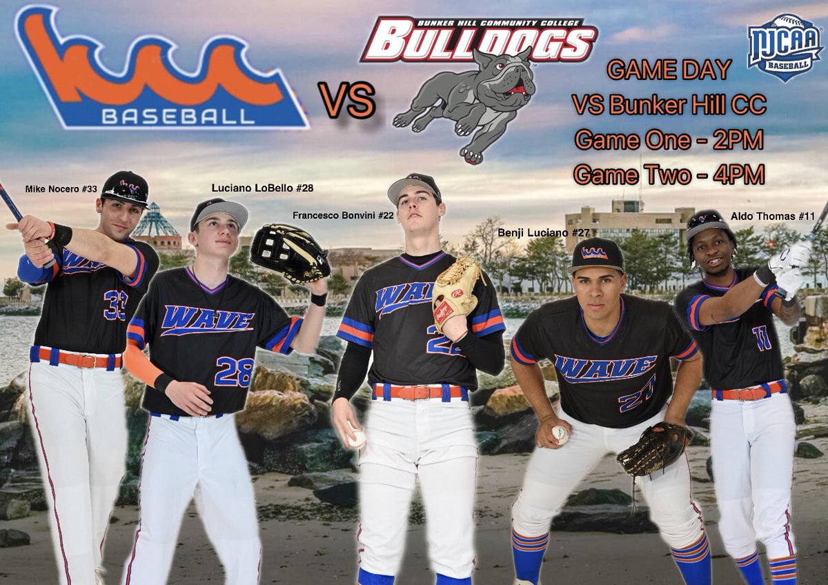 KCCWaveBaseball's tweet image. GAME DAY! Come down to Wave Field as we take on Bunker Hill CC in a Friday DH. First pitch of game 1 is scheduled for 2pm ! #OneThought #KCCWAVEBASEBALL #WaveBaseball