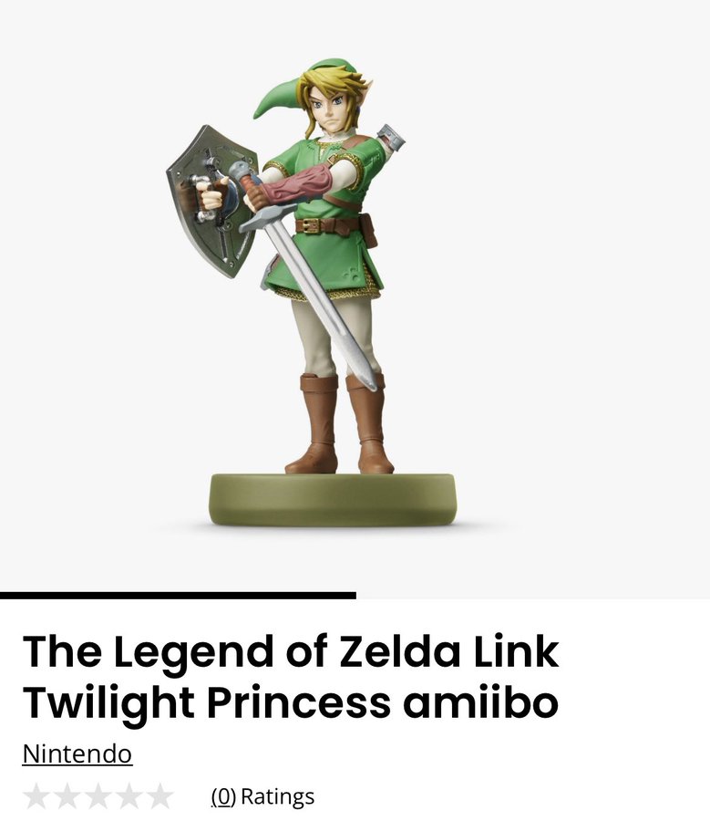 Lokomotiv Begå underslæb springvand Amiibo News on X: "Twilight Princess Link amiibo up at GameStop! Retweet to  help a collector out! (#ad) https://t.co/7j9ZK301SE  https://t.co/uYcUeBDOe1" / X