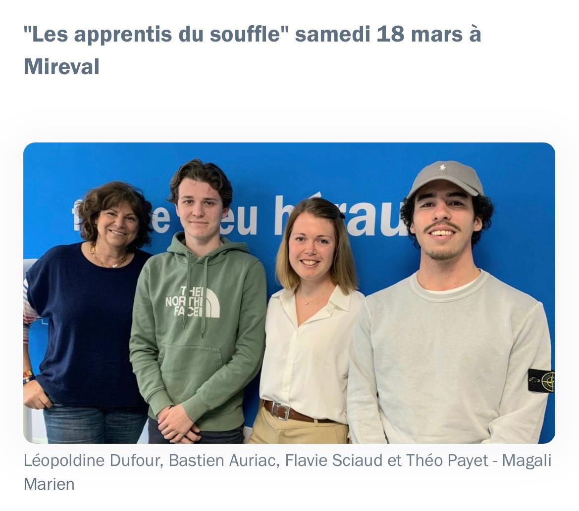 Pour avoir plus d’infos sur notre action de demain on vous invite à découvrir sur France Bleu l’interview de présentation de l’action « les apprentis du souffle » : Des étudiants organisent une après-midi de sensibilisation aux maladies respiratoires  francebleu.fr/emissions/cote…