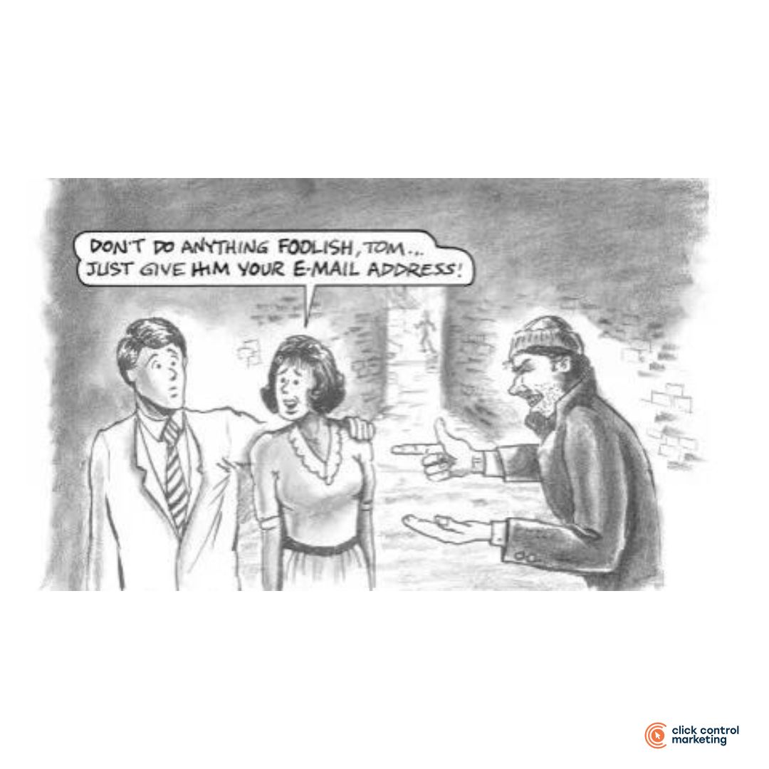 ClkContrl's tweet image. When email marketers get desperate... #whatNOTtodo