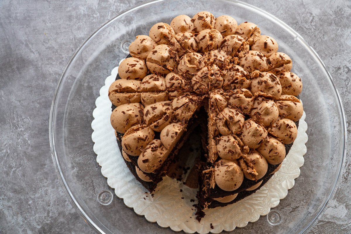 "Renata Bakes" created this gorgeous Guinness &amp; Irish Cream Cake for the Loch Fyne Deli to celebrate St Patrick's Day today.
We had hoped to grab a photo of it before someone was tempted to taste it!