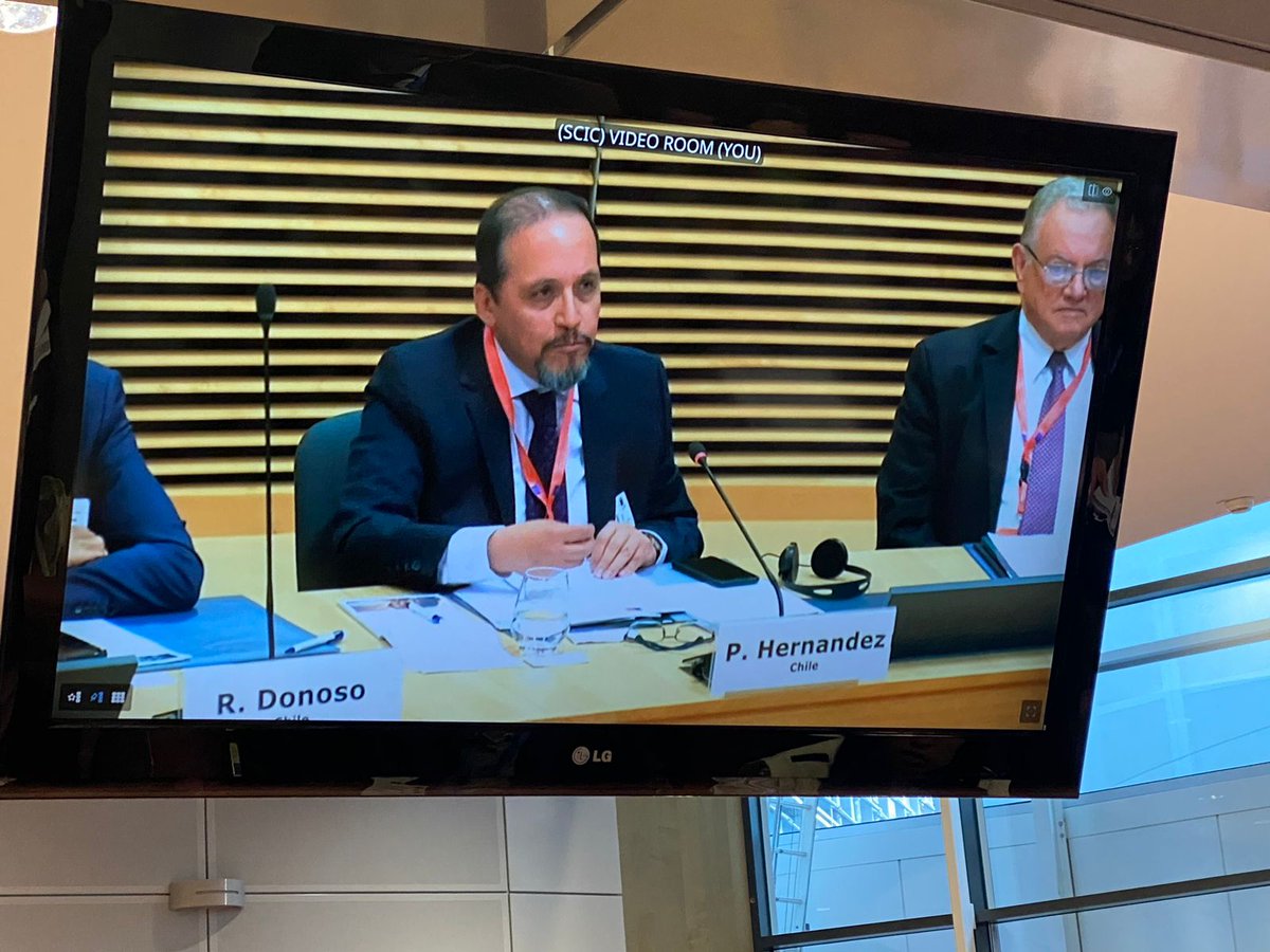 SubsecTrabajo's tweet photo. 🌍 #Bélgica | La jefa del Departamento de Derechos Fundamentales @ArletteM_ es parte de la delegación chilena que participa en la Conferencia Internacional de Solidaridad con los Refugiados y Migrantes Venezolanos y sus Países y Comunidades de Acogida 2023. https://t.co/tyilWd1mFB