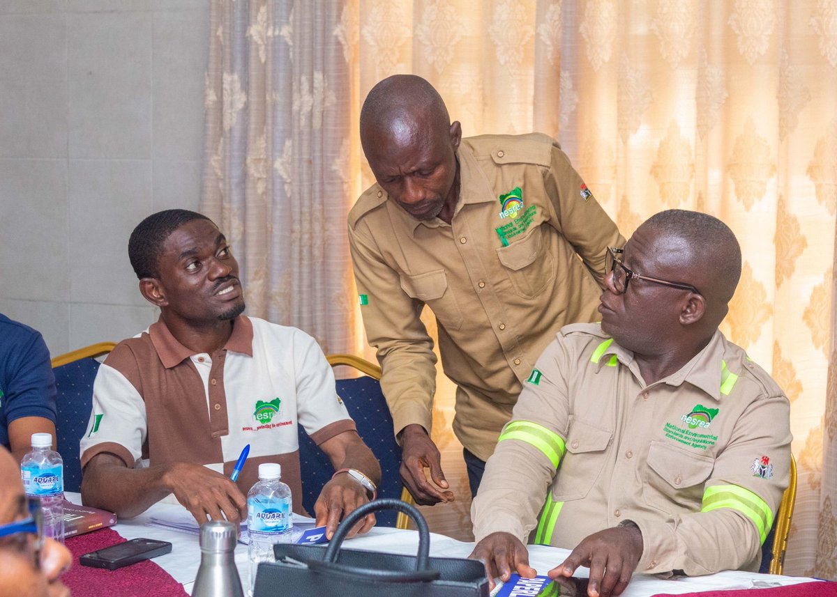 WCS_Nigeria's tweet photo. This week, we organized a capacity-building workshop for the @NESREANigeria Cross River State field office staff as part of our project on ‘Tackling Illegal Wildlife Trafficking in the Nigeria-Cameroon Green Corridor,’ with support from @UKBCFs. #WildlifeConservation https://t.co/JNjsIz2q9f