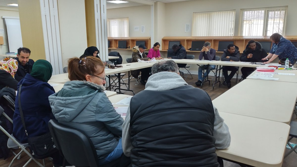 Interactive session with <a href="/InspiraPamG/">Pam Gell</a> &amp; National career service. To encourage and educate our service users the importance of IT skills for everyday life.
CV creating and application support continues with <a href="/saharainpreston/">Sahara Project Ltd</a>. 
<a href="/JCPJobsPlusMore/">JCP Jobs Plus More</a> <a href="/BH_Families/">Better Health Families</a> <a href="/pcc_sue/">Sue Little PCC</a>.
#fofs #jobclub