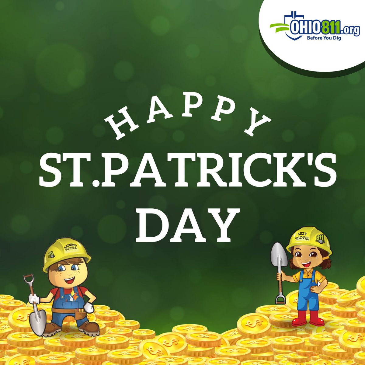 Happy Saint Patrick’s Day from OHIO811 

Don’t rely on luck when it comes to underground utilities. Always contact OHIO811 before you dig.  

#OHIO811 #contactbeforeyoudig #stpatricksday #WorkplaceSafety #DamagePrevention #ExcavationSafety #UtilityLocating #SafeDigging #DigSafe