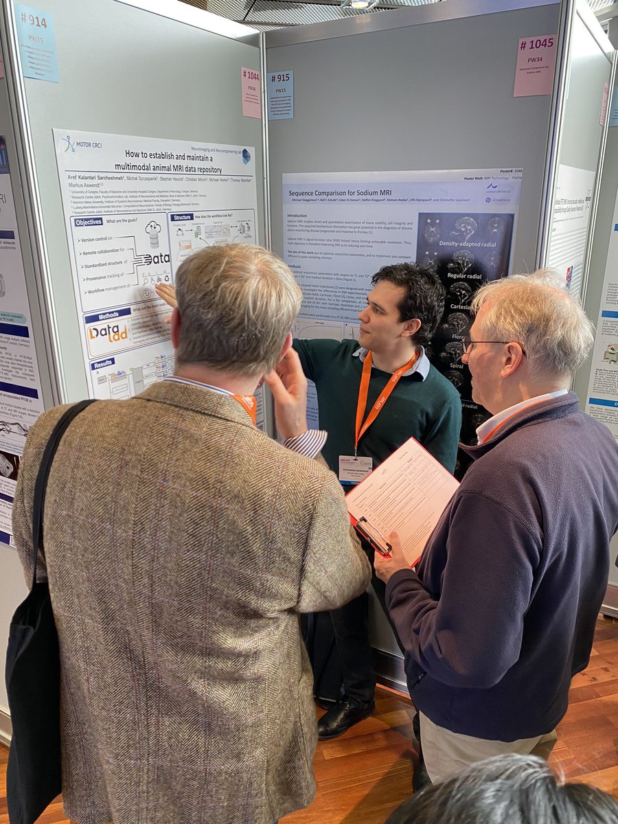AswendtMarkus's tweet photo. Great that so many people were interested in @AREFKS poster #EMIM2023: FAIR workflow to acquire, store, process, and share multimodal (imaging) data using @Datalad. Our collaboration with Michael Hanke @eknahm and Thomas Wachtler @gnode. https://t.co/I0gcc95iYM