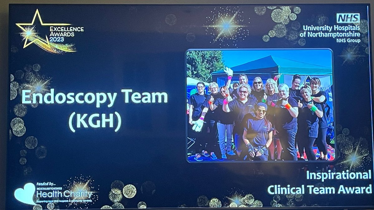 We were honoured to have been nominated and shortlisted for the Inspirational Clinical Team award at last night’s #ExcellenceAwards2023 <a href="/KettGeneral/">Kettering General Hospital</a> 

Many congratulations to our fellow nominees and to all the deserved winners!