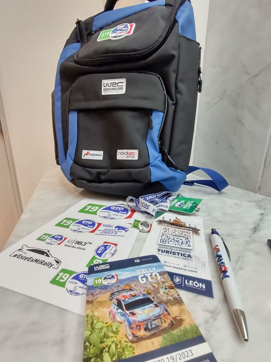 kattyboom_df's tweet photo. Mi kit está bien chulo.
La siempre útil y linda mochila (así no me pierdo y solo sigo a los de las mochilas)
acreditación para tomar fotos y vídeos, el mapa que está súper bien diseñado, la pluma para anotar todo y la calcomanía souvenir.
#WRC #Rally
#RallyMexico #Racing #POSTMag https://t.co/LLJKd7a5MY
