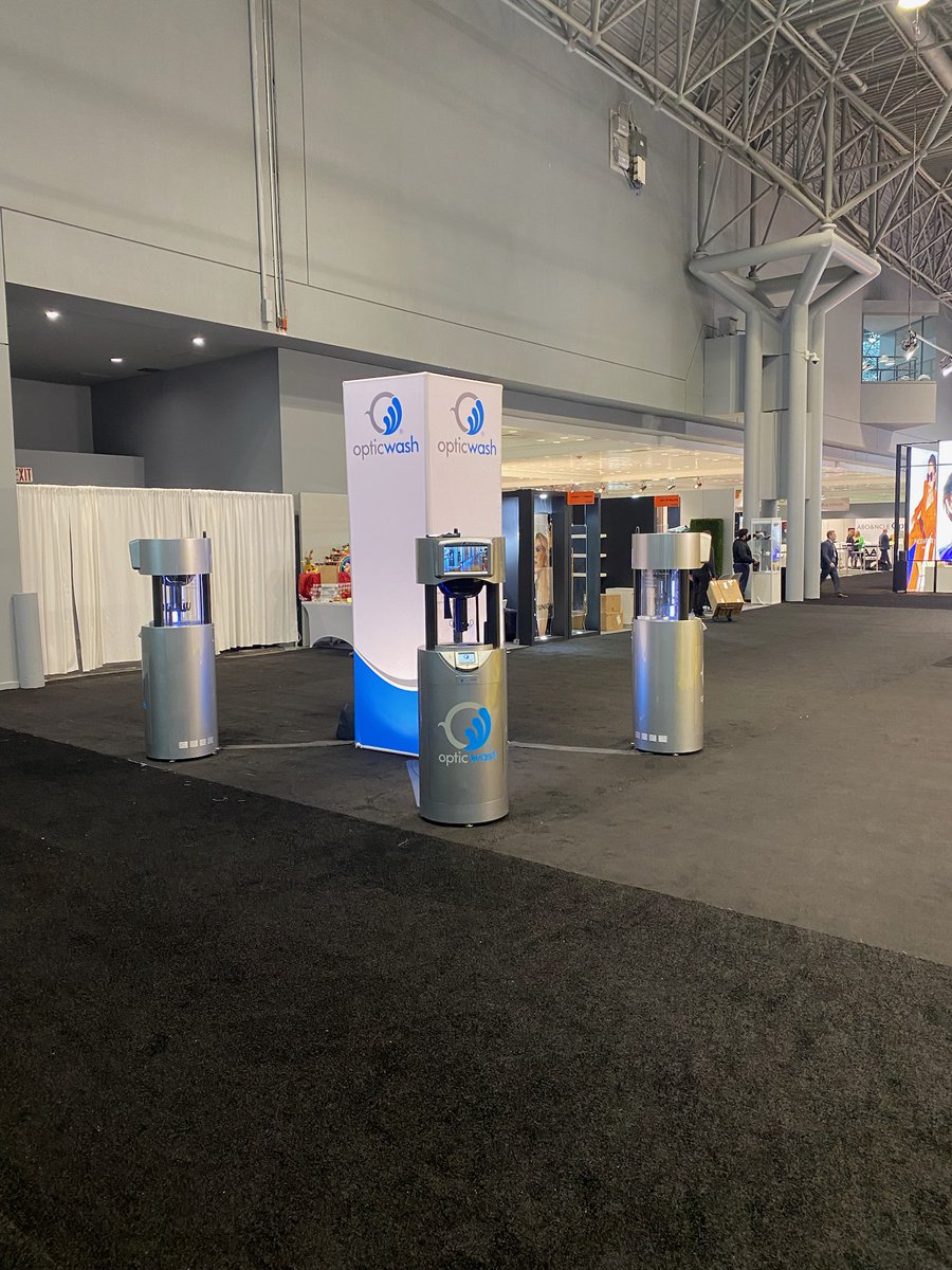 opticwash's tweet photo. Come by and say hello! Vision Expo East at the @javitscenter Booth U1318 https://t.co/JeDmL1WxyT