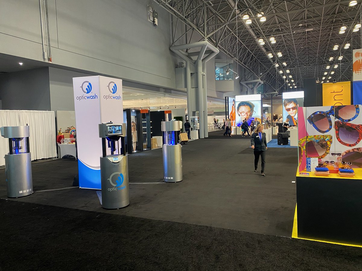 opticwash's tweet photo. Come by and say hello! Vision Expo East at the @javitscenter Booth U1318 https://t.co/JeDmL1WxyT
