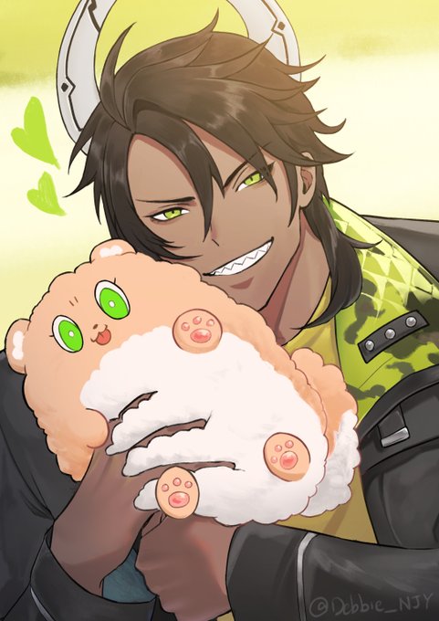 ぽめころちゃんのみみの白い毛付け忘れたああああ 