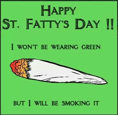 Bklynbby's tweet photo. #HappyStPatricksDay #SmokeAFatOne 💨💨🌿💚☘️🇮🇪 https://t.co/Mci5jeDCaP