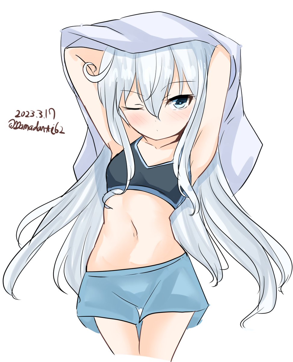 響(艦これ) 「#艦これ版深夜の真剣お絵描き60分一本勝負  #艦これ版真剣お絵描き60分一本勝」|ヤマ座/絶賛迷走中のイラスト