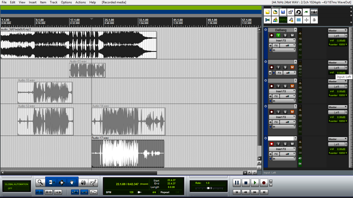 Right now in Studio recording <a href="/mazwit8/">Bang'Que_SA</a> aka DaBang - FreeStyle (Prod by <a href="/CI4thePro/">CI4thePro 🔆</a>)