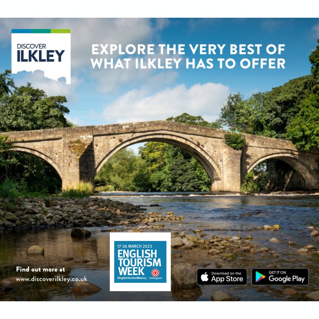 As it’s the start of English Tourism Week, Ilkley is the perfect destination for a day out. With beautiful scenery, wide open spaces, tree-lined streets full of unique boutiques, cafes, bars and restaurants, there is something for everyone. 
#EnglishTourismWeek23 #ilkley