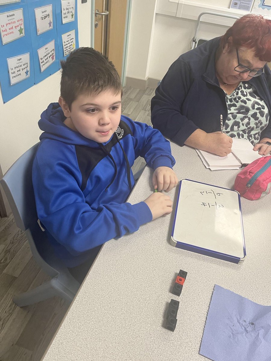 islwynsrb's tweet photo. We are the busiest of bees and spring has t even started properly yet! Cynon looked at fractions of numbers this week and had just mastered it when we had a visitor…Mr Strong! A lovely way to end the week with Red Nose Day, even creating our own mascots! #busyworking https://t.co/mKFX00GwMm