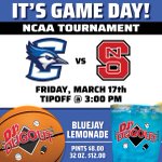 It's GAME DAY! All DJ's locations open at 10am today! Get here early for Creighton vs NC State at 3pm &amp; make it an epic Friday full of college hoops excitement! Let's #GoJays! 