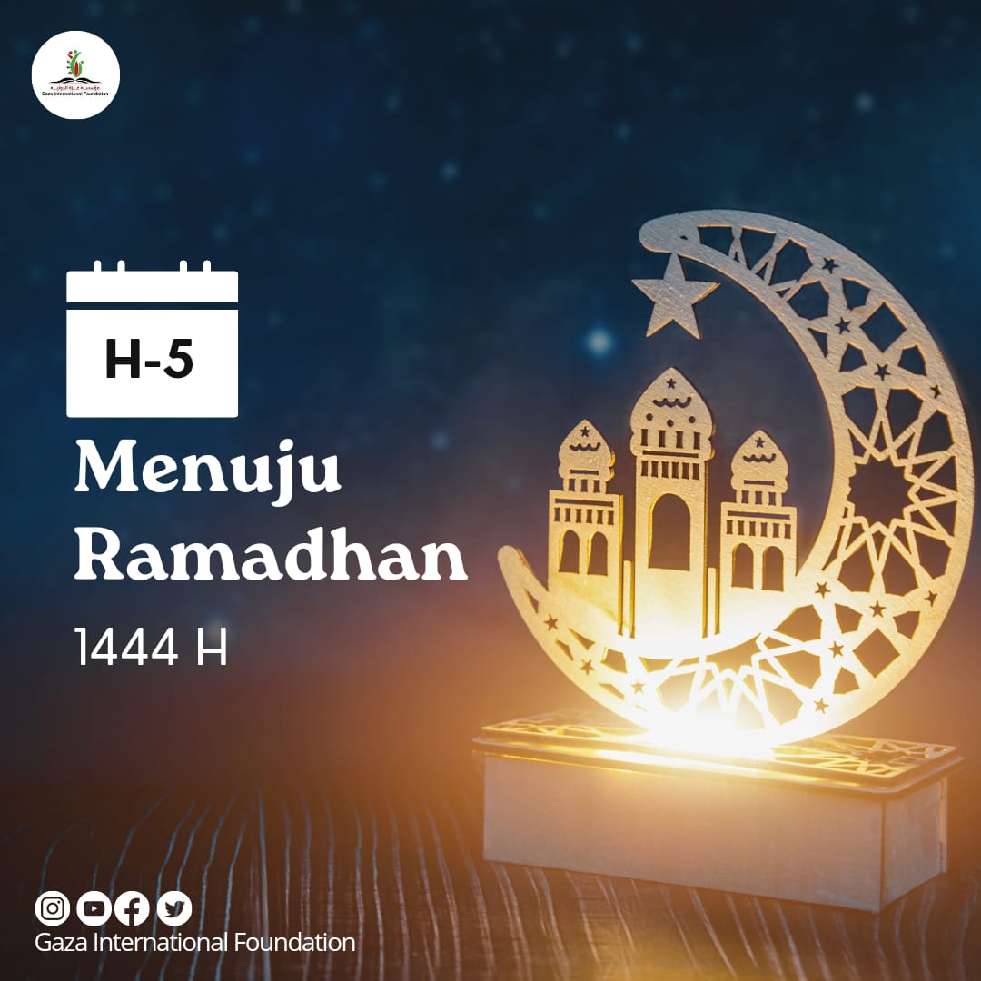 gazainternatio1's tweet photo. Praise be to Allah.
Do not feel,
In five days we will enter the month of Ramadan.
Come on, let's make this moment to improve ourselves in worshiping Allah SWT.

#ramadhan2023 #Ramadan #ramadanmubarak #Ramadan1444 #ramadandarihati #puasa https://t.co/tY4uP4ZLvT