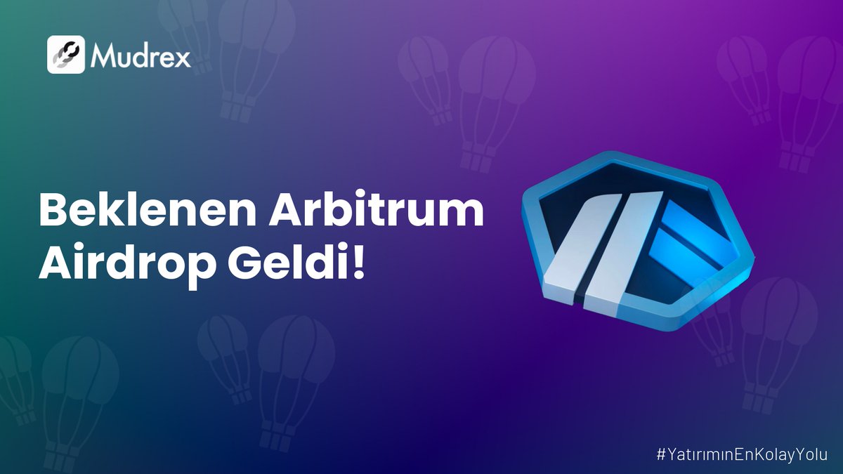 MudrexTR's tweet photo. 💰 Layer 2 projesi Arbitrum, 23 Mart'ta kullanıcılarına $ARB airdrop düzenliyor! Bu etkinlikle birlikte Arbitrum tamamen DAO'ya evrilecek.

📸 6 Şubat tarihinde alınan snapshot öncesinde işlem yapan ve belirli kriterleri sağlayan kullanıcılar bu ödülden yararlanabilecek. https://t.co/zd0rThjWc3