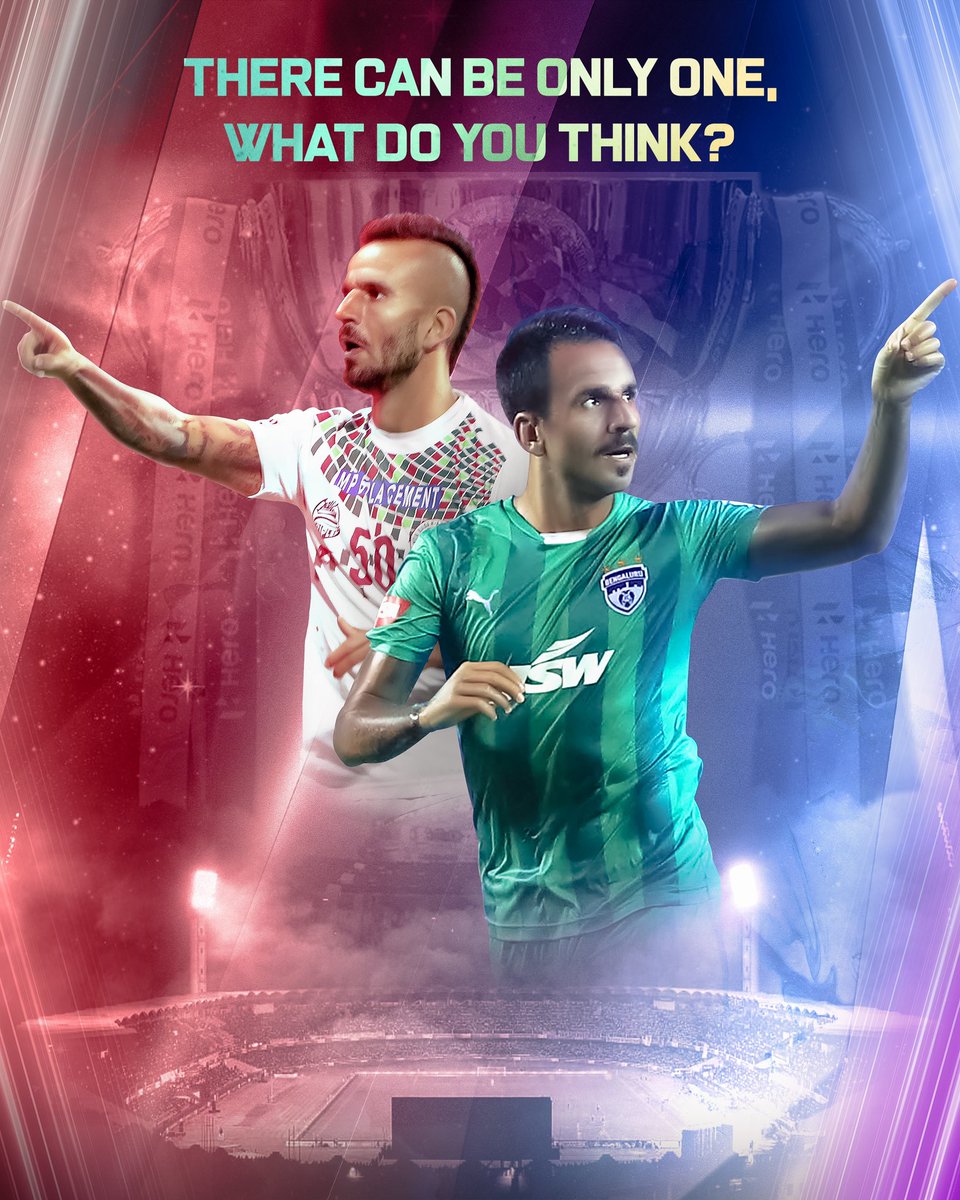 An epic Indian Super League Final awaits for tomorrow and I would like to wish all the best for both teams!🙌

I’m pretty sure we are going to enjoy “El Clásico” but there can be only one, what do you think??🤔

#HeroISL #LetsFootball #HeroISLFinal #MohunBaganAC #BengaluruFC