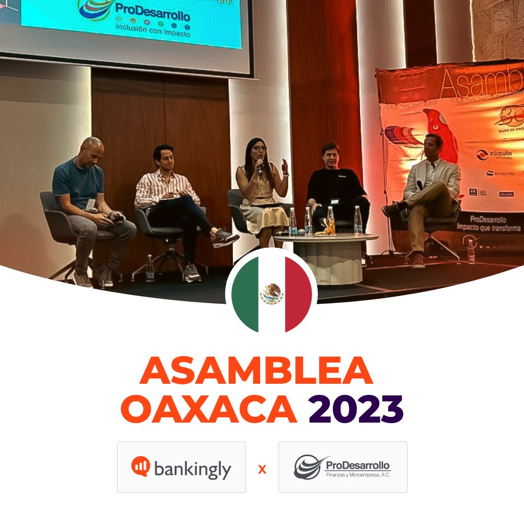 Bankingly's tweet photo. ¡Bankingly presente en la Asamblea de Oaxaca, #Mexico, de #ProDesarrollo! 🙌🏼
Nos enorgullece haber participado en el Foro: 𝗔𝗹𝗶𝗮𝗻𝘇𝗮𝘀 𝗱𝗲 𝘂𝗻𝗮 𝗜𝗻𝘃𝗲𝗿𝘀𝗶𝗼́𝗻 𝗱𝗲 𝗜𝗺𝗽𝗮𝗰𝘁𝗼 donde compartimos nuestras experiencias y conocimientos junto a otros referentes. https://t.co/59JhPJoJuR