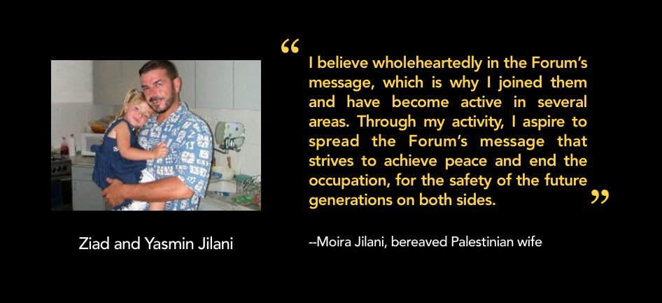 Moira Jilani shares her heartbreaking story of losing her husband Ziad in Palestine to the conflict in 2010. Moira joined the PCFF, where she found common ground with Israeli members and is now fighting for peace and an end to the occupation. Read more: theparentscircle.org/en/stories/moi…