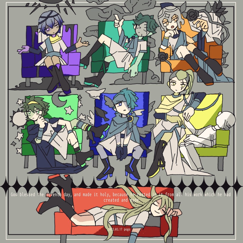 BCOikaloUyMgbM4's tweet photo. #イナイレ版深夜の真剣ワンドロ勝負　　「休日」110min. https://t.co/o6ibTM2f8Q