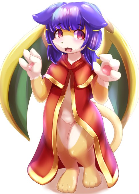 FEのミルラさんのケモロリ姿を描かせていただきました(skeb)ドラゴン形態のいかつい方が印象残ってるんですけどロリババ姿も良いですね。
マムクートはメスドラに寄せた形態も描きたい。 