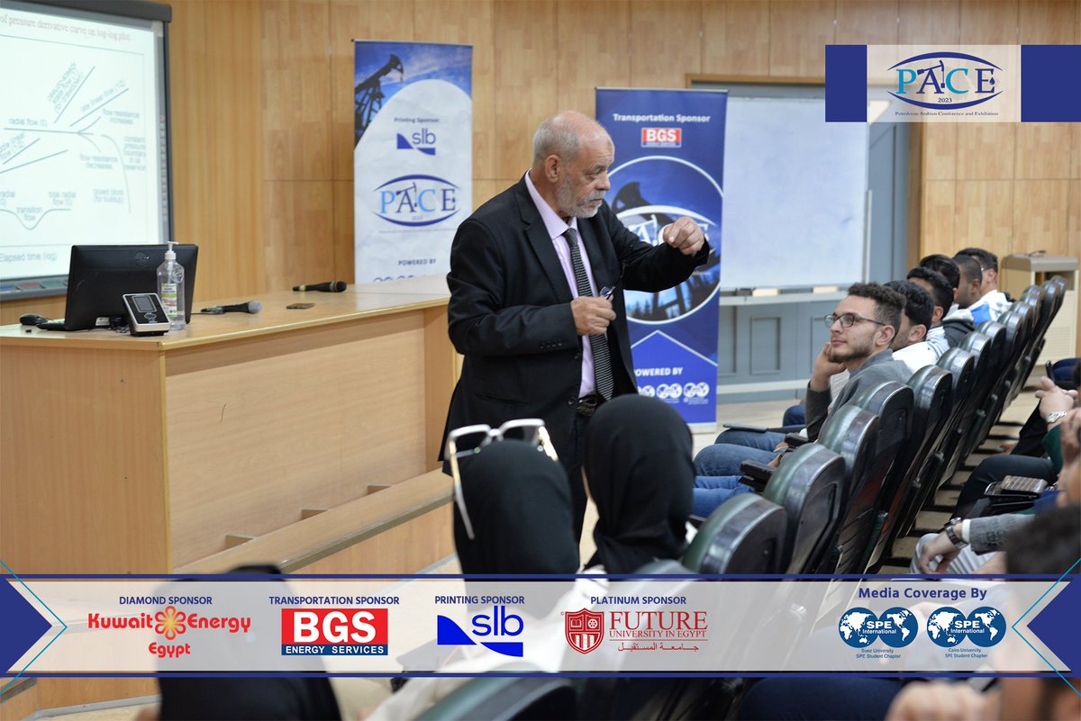 SPESUSC's tweet photo. A lot of their experiences are being Transferred to you today.

Moments from the "Well Testing" Session by Dr. Mohamed Tantawy.

#PACE2023 https://t.co/xH0Ns3mf8h