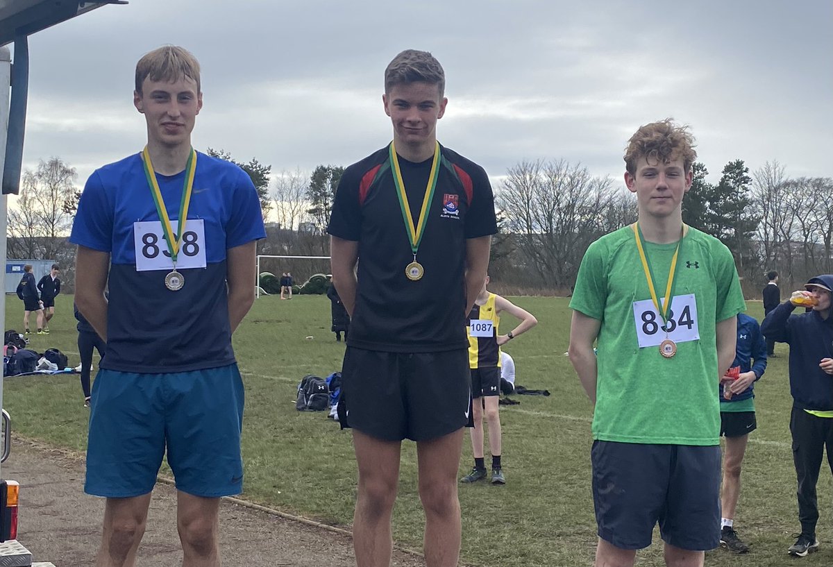 AlfordPEHealth's tweet photo. A great day at the @AlbynPE and @rgcsport Cross Country. Thanks for organising once again! Well done to all our competitors and Ben, who won bronze in the Senior Boys Event! #TeamAlford https://t.co/IPBBly0XDa