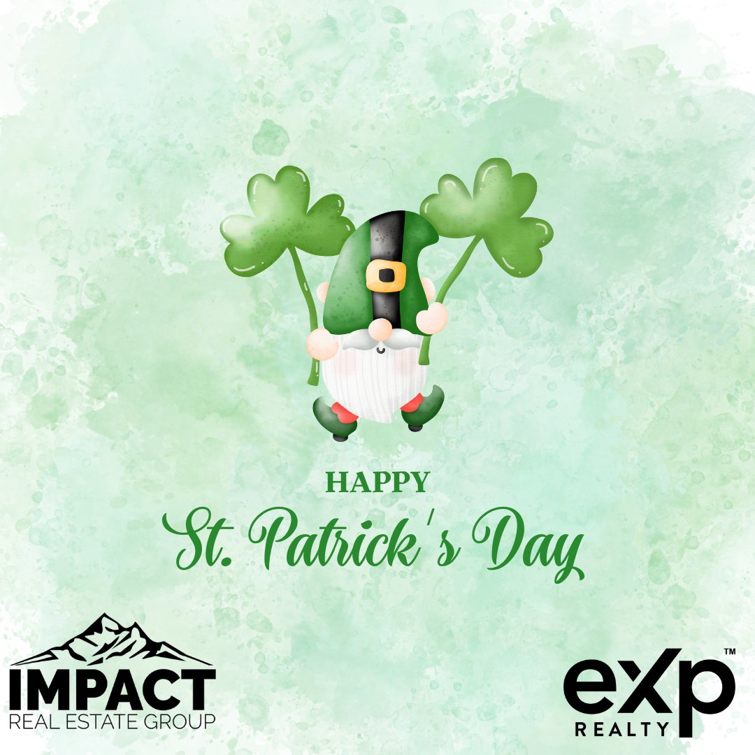 impactingRE's tweet photo. Happy St. Patrick's day to all our family, friends and clients... 
#realestate #exprealty #impactrealestate #exprealtyproud #selling #buying #investing #fraservalley #realtor #teamwork #professional #helpingclients #lovingit https://t.co/rTqIywVLAH