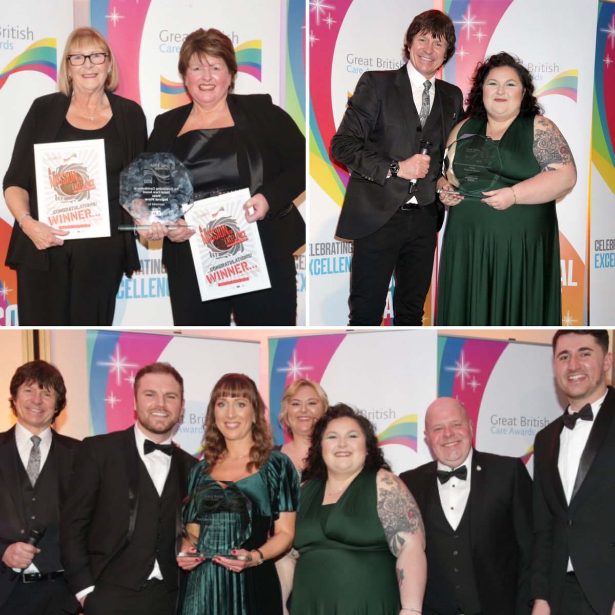 Delighted to have our finalists attending The GB Care Awards National Finals this evening to celebrate the very best in Health and Social Care. 💚 A fantastic 3 regional awards achieved a few weeks back, wish us luck for tonight! ✨ 
#thefieldbayway #gbca2023 
<a href="/GBcareawards/">GB Care Awards</a>