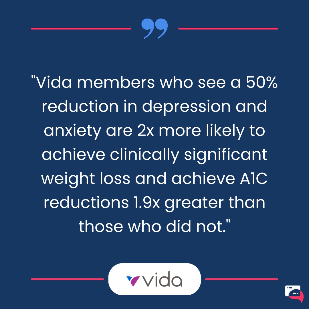Our #GDBHT2022 partner <a href="/vida/">Vida Health</a> treats the whole person — physical and mental — in order to prevent, manage, and improve chronic diseases like diabetes, hypertension, stress, depression, and anxiety.

linkedin.com/feed/update/ur…