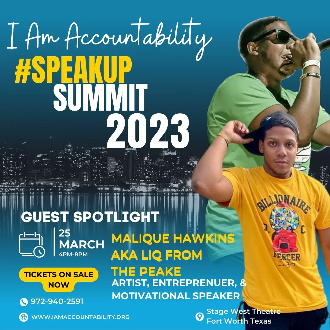 FaithPlusWorks's tweet photo. @liqfromthepeake will be performing LIVE in Texas next weekend (March 25, 2023) at the #IAMACCOUNTABILITY event! #TapIn with his music on ALL platforms (Apple, Spotify, YouTube, TikTok, etc.) ➡️ https://t.co/nTudy9CC49
🔥🔥🎶🎶💃🏾💃🏾🎤🎤 
A Thread of DOPE Music ⬇️⬇️⬇️⬇️⬇️ https://t.co/yyDpcINoK3