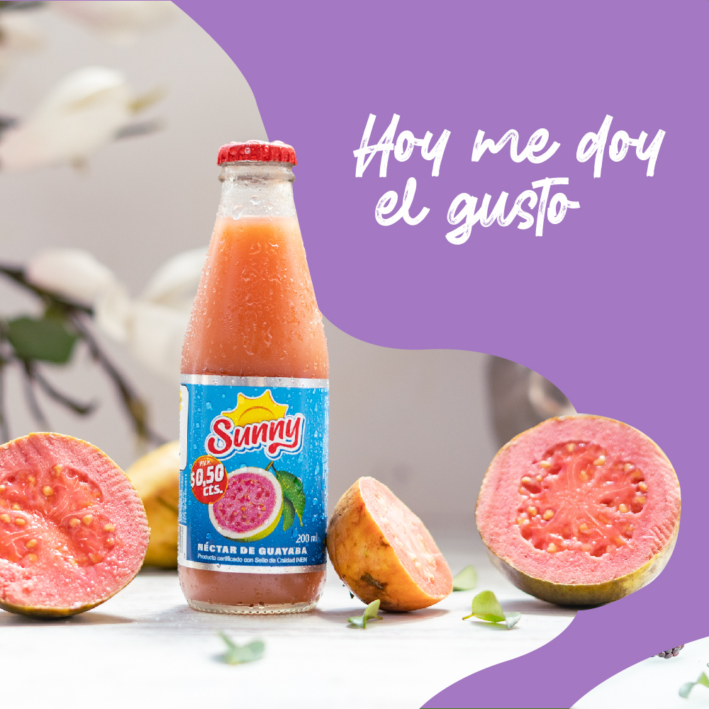 JugosSunny's tweet photo. Hoy me doy un gusto con Sunny Guayaba ☀️🏖️

#Sunny #LoMejorDeLaFruta

La guayaba ayuda al cuidado de la piel porque es rico en fibras, antioxidantes, vitaminas C, A y B https://t.co/W6R2j7eB34