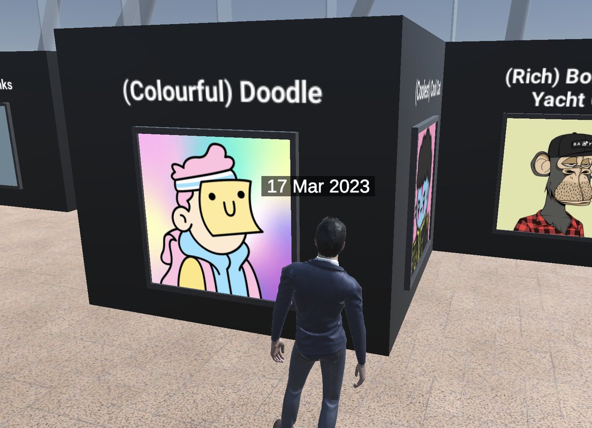 WoodElfAC's tweet photo. GM #NFTcommunity

🔥Today's hottest #NFT: 🌈Doodles 

📌Project Intro: 
Doodles is a collection of 10k consist of colorful hand-drawn cute cartoons. Owner is granted to vote on community-driven features, products, and events. https://t.co/bMmtfD94T6