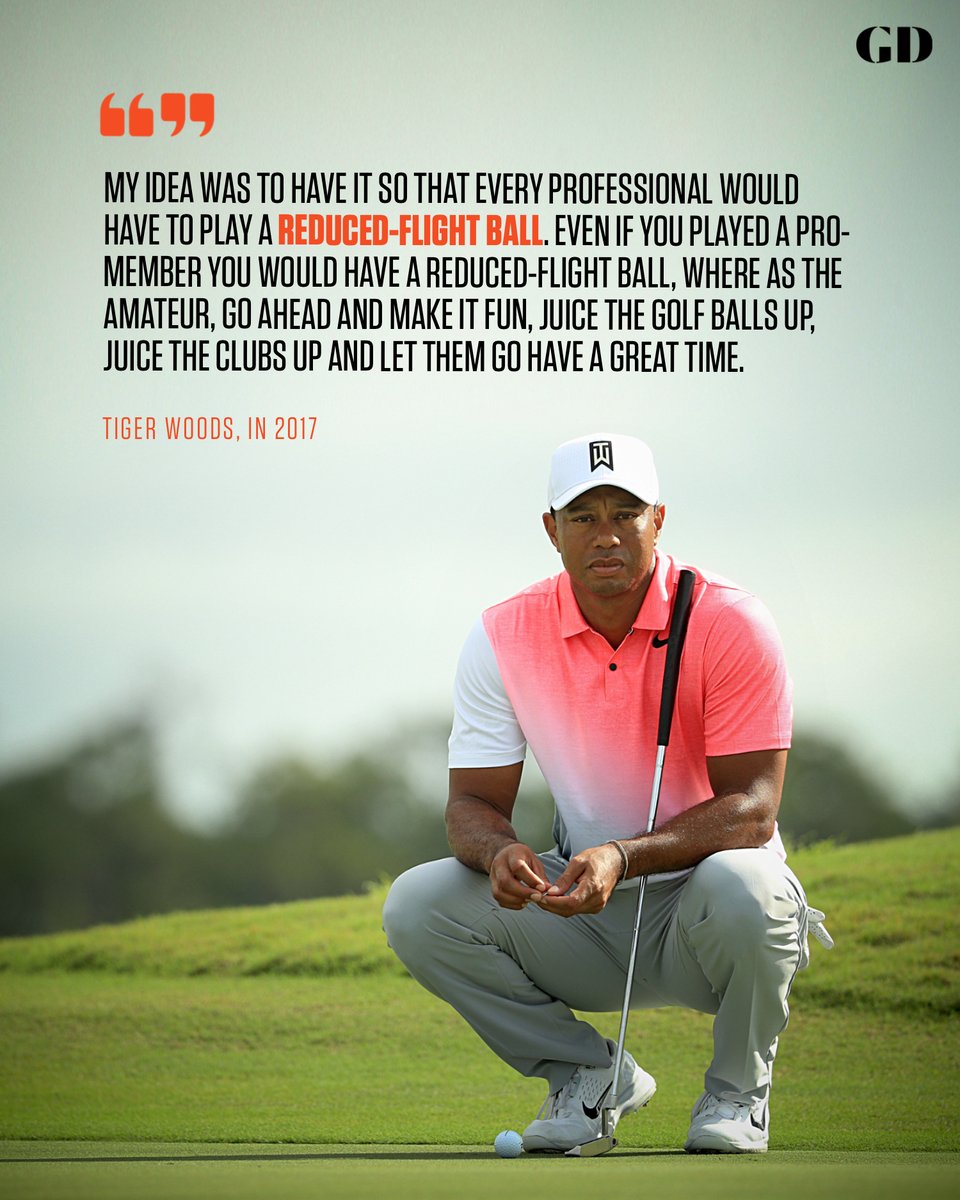 Tiger gave his thoughts on the golf ball back in 2017. Do you agree?