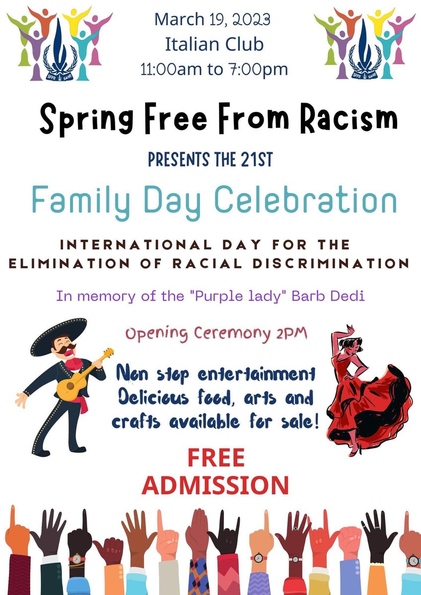 aisaskfws's tweet photo. March 19 in Regina - Spring Free From Racism!!! And be sure to visit our friendly Amnesty International volunteers!!! #stopracism #springfreefromracism #AmnestyInternational https://t.co/zT42PEWjHZ