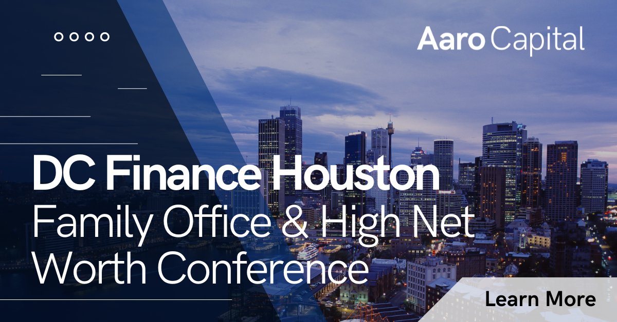 AaroCapital's tweet photo. Our Chairman, Stuart MacDonald is attending the DC Finance Houston Family Office &amp; High Net Worth Conference on March 20.

We look forward to the expert discussions at this much-awaited forum about issues and opportunities in investment, the markets and the economy.

#Houston https://t.co/WueZ9juwsE