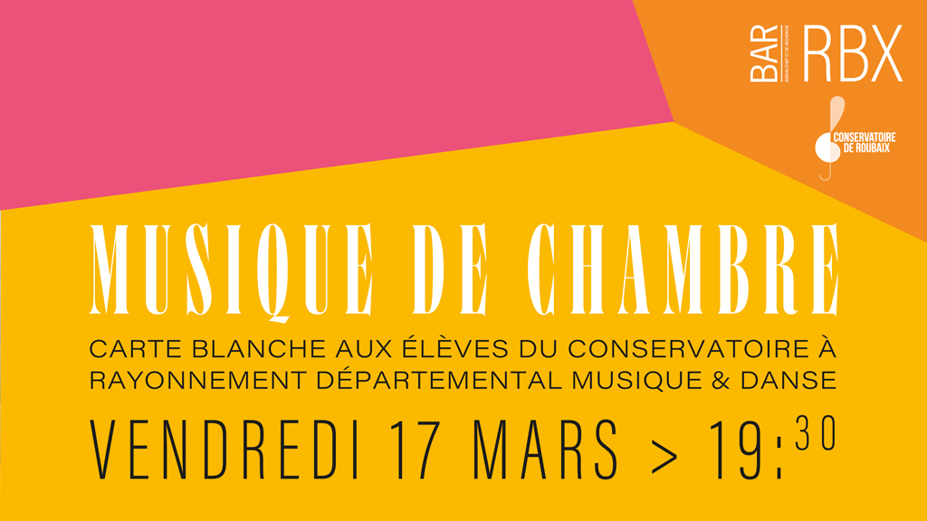 Bar_Rbx's tweet photo. #BARRBX #conservatoireroubaix #iloverbx #hellolille #hdf #musiquedechambre Ce vendredi 17 la Qsp galerie accueille à 19:30 les élèves du conservatoire à rayonnement départemental musique &amp; danse de Roubaix pour une carte blanche musique de chambre… surprises ! https://t.co/lHhYGdzHpO