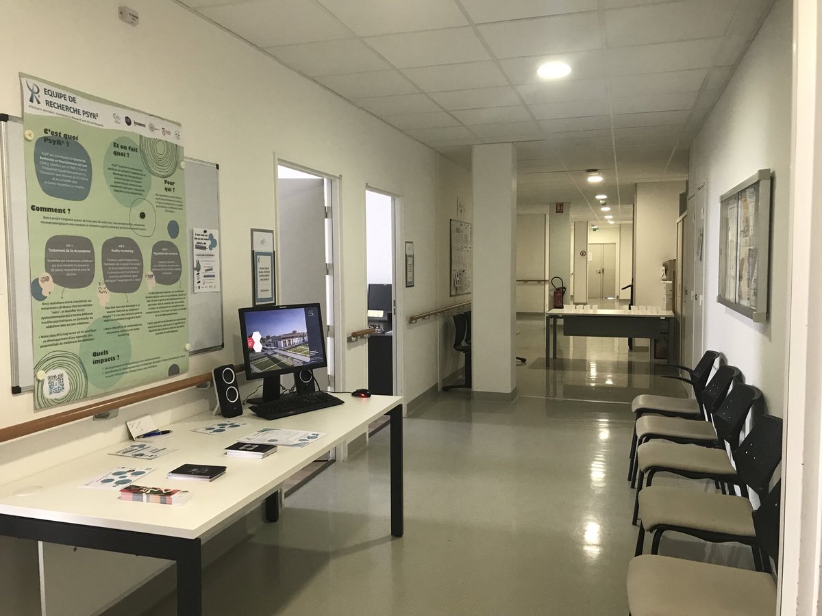LeslieWallart's tweet photo. EN DIRECT ! Portes-ouvertes dans l’équipe de #Recherche #PsyR2 pendant la #SemaineDuCerveau https://t.co/Na1VR91mXd
