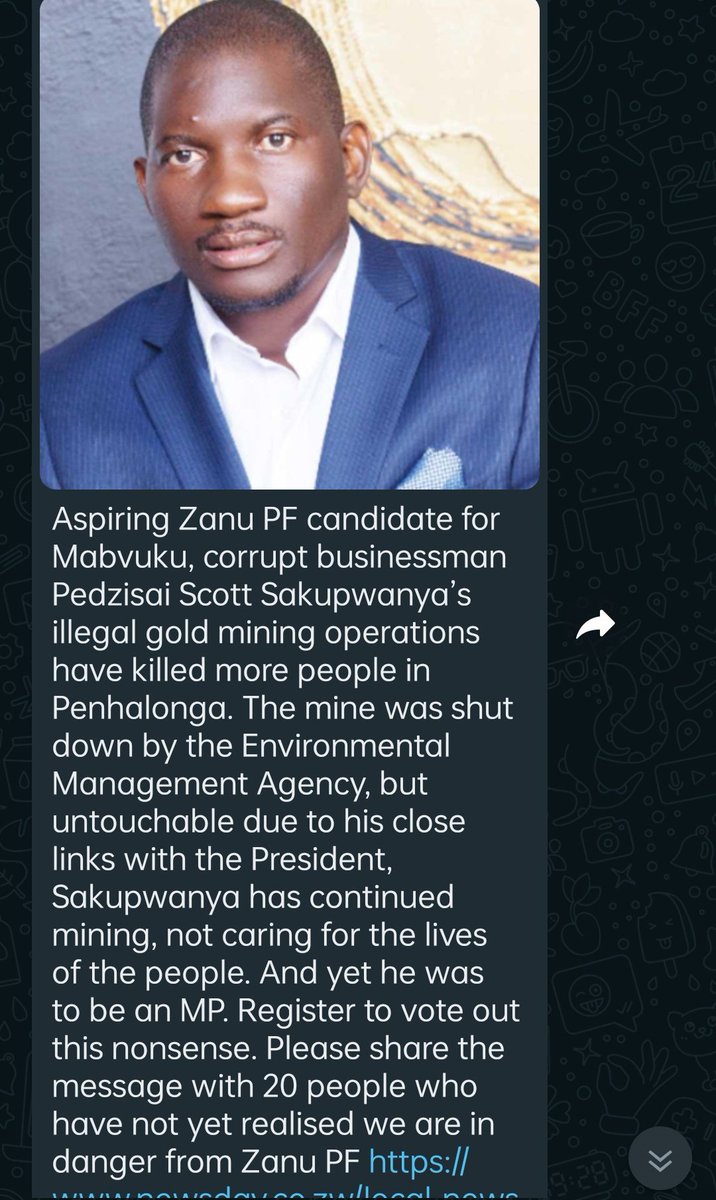 TembaMliswa's tweet photo. This is uncalled for&amp; should instead be supported by evidence if true. Let's not just smear each other. Who doesn't know that Scott is into the mining business and sells at Fidelity. The media shouldn't just throw accusations and labels against people without evidence. https://t.co/PbiabnntGn