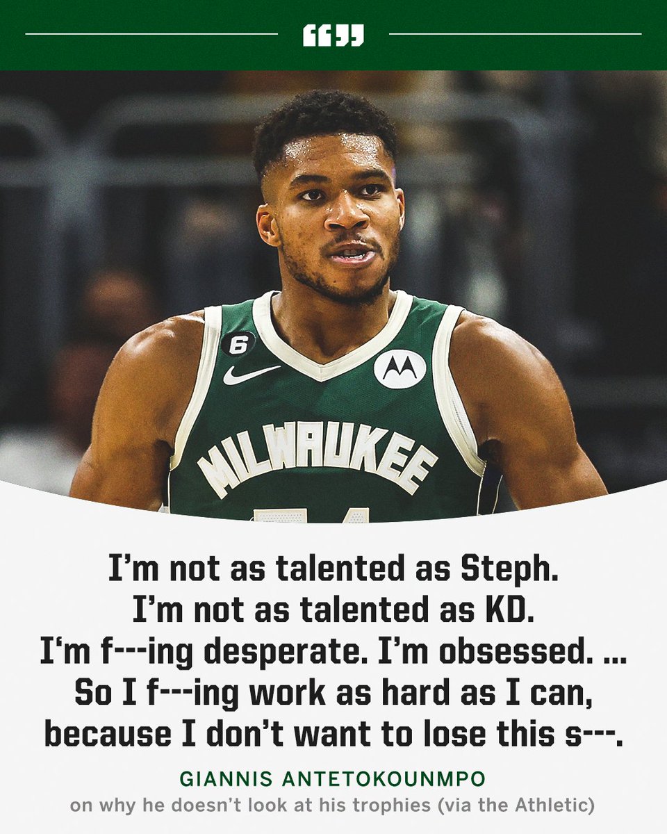Giannis is 'scared' to lose the life he's created and uses it as his motivation 😤📈